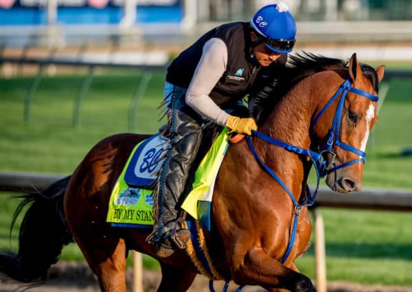 By My Standards training at Churchill Downs on April 27 - Scott Serio/Eclipse Sportswire/CSM