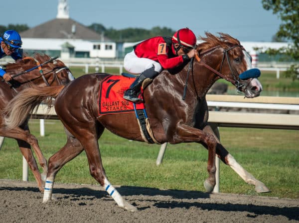 King Jack earns a 111 Beyer - second fastest by a 3yo in 2019 | Eclipse Sportswire photo