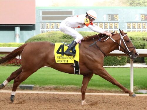Booth powers to victory in the 2025 Whitmore S. at Oaklawn Park - Coady Media