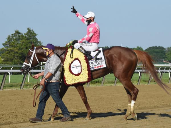 Vekoma became the 10th horse to win the Carter and Met Mile in the same year | Coglianese photo