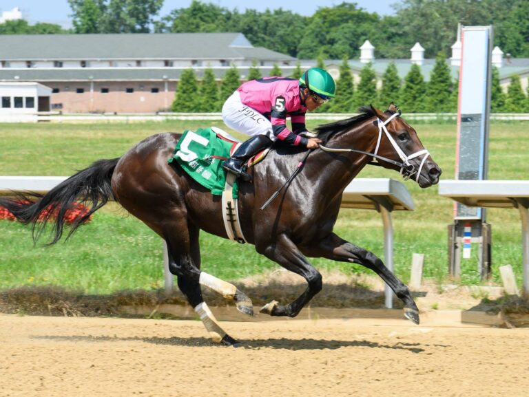 2yo colt Crown the Buckeye breaks his maiden in the form of a 12 1/4-length romp in the Cleveland Kindergarten Stakes