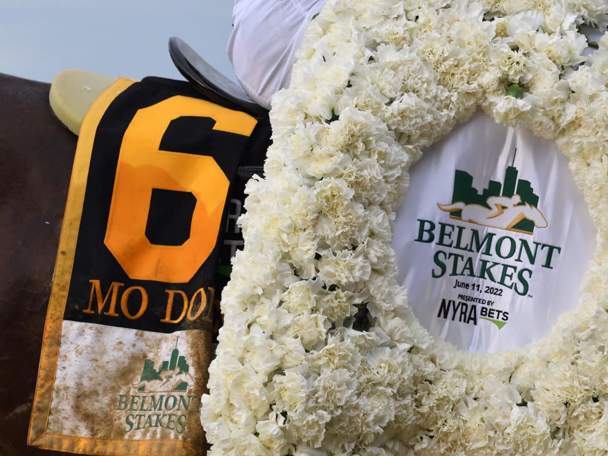 Mo Donegal | 2022 Belmont Stakes-G1 carnations | NYRA photo