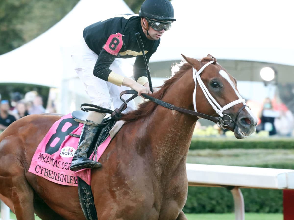 Cyberknife dominates the 2022 Arkansas Derby-G1 | Coady photo