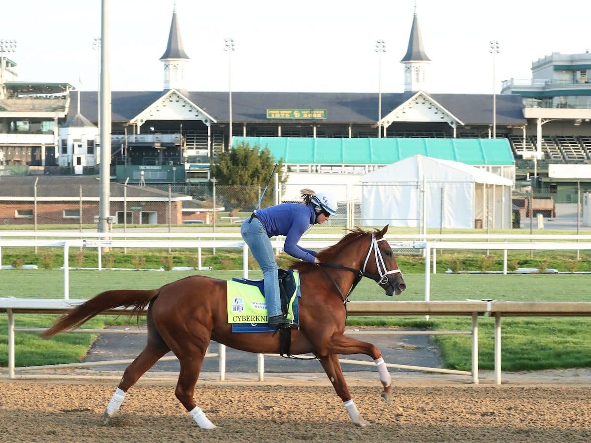 Cyberknife trains at Churchill Downs | Coady photo