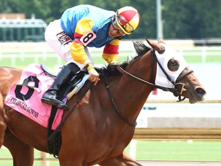 Antiope becomes her sire Jackie's Warrior after a debut MdSpWt winner at Colonial | Coady Media Photo