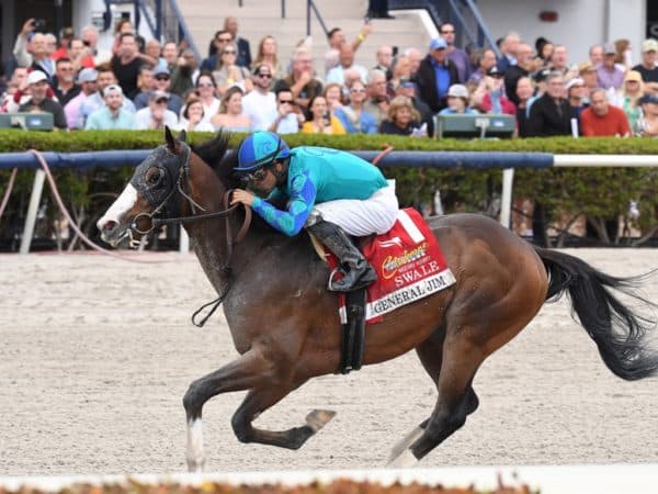 General Jim takes the G3 Swale S. at Gulfstream Park - Nicole Thomas photo