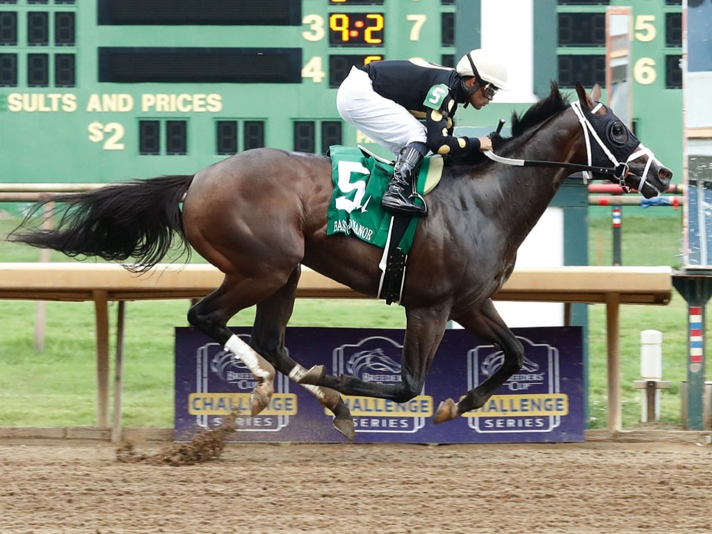 The Wine Steward remains undefeated after a win in the $225,000 Bashford Manor Stakes | Coady photo