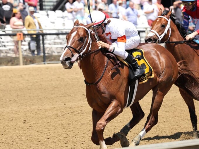 Booth posts a 100 Beyer Speed Figure in winning the Maryland Sprint S. (G3) - Bill Denver