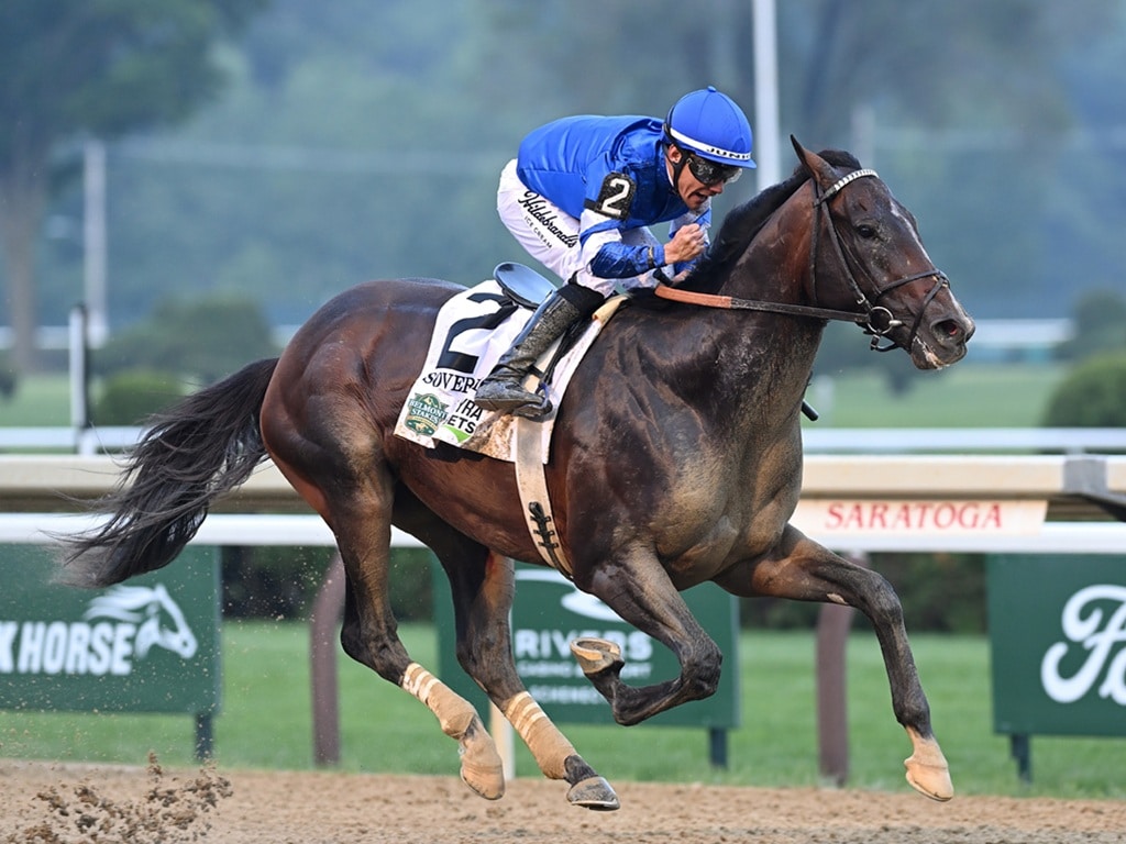 Sovereignty rules the day at Saratoga with his win in the Belmont S. (G1) - NYRA photo