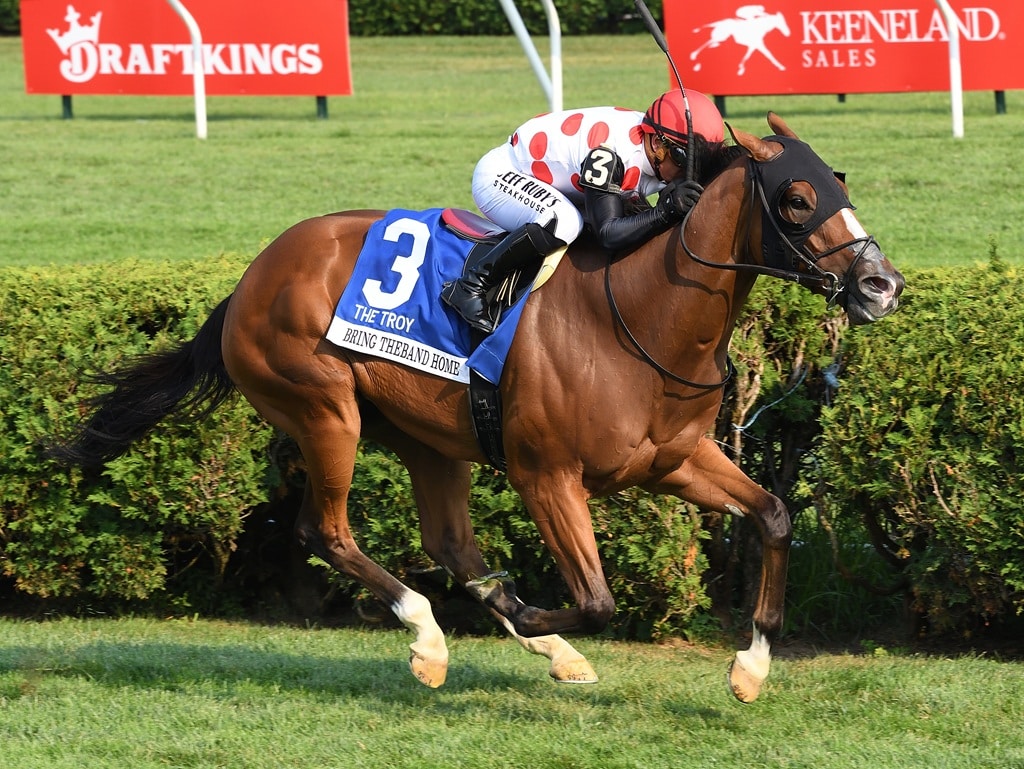 Bring Theband Home streaks to victory in the $300,000 Troy S. (G2) at Saratoga - Jetta Vaughns