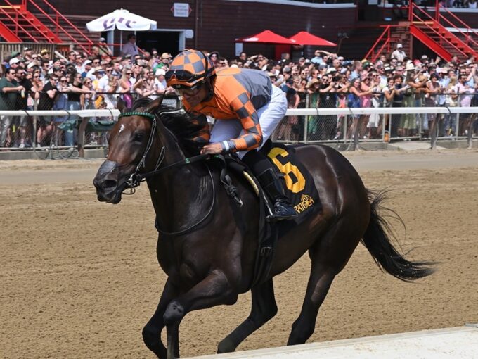 Tennessee Belle cruises to an easy maiden special weight victory Aug. 16 at Saratoga - Susie Raisher