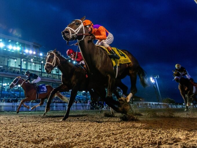 Omaha Beach's Accelerize battles to victory in the 2026 Louisiana S. (G3) - Hodges photography