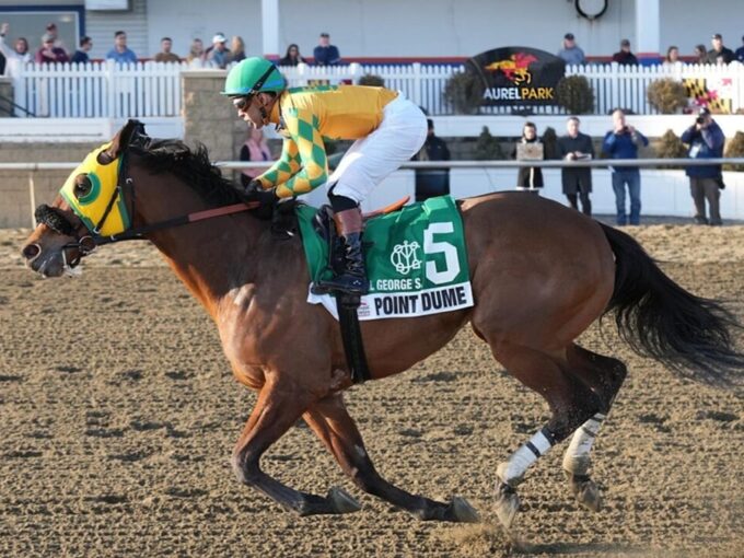Point Dume dominates the 2026 General George S. at Laurel Park - MJC photo