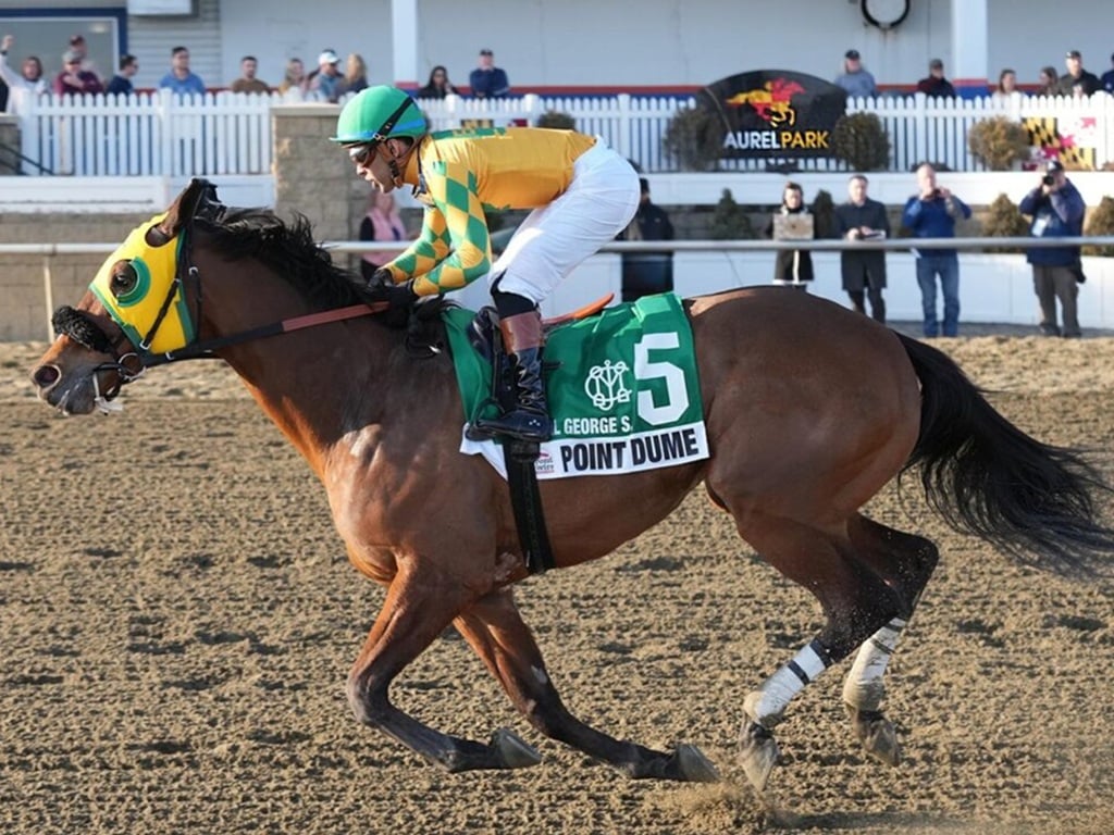 Point Dume dominates the 2026 General George S. at Laurel Park - MJC photo