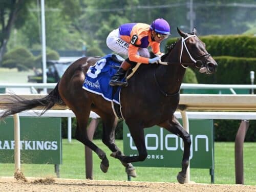 Goodall routs the field in the 2026 Jersey Girl S. at Saratoga - NYRA photo