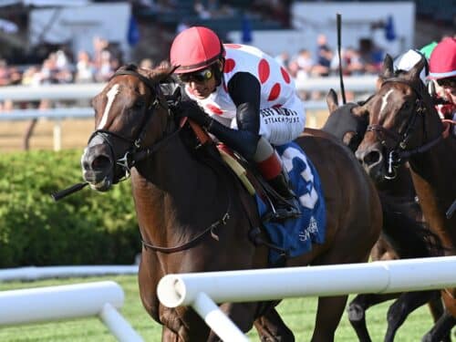 And One More Time leads all the way in the $150,000 De La Rose S. at Saratoga - Chelsea Durand