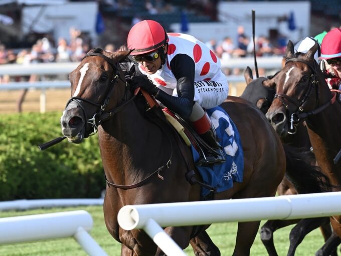 And One More Time leads all the way in the $150,000 De La Rose S. at Saratoga - Chelsea Durand